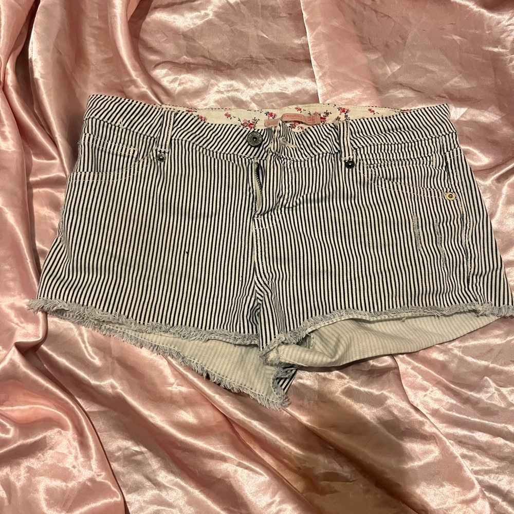 Bershka Striped Women's Shorts